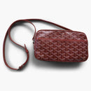 Goyard Cap Vert Goyardine Red