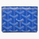 Goyard Card Holder Goyardine Sky Blue