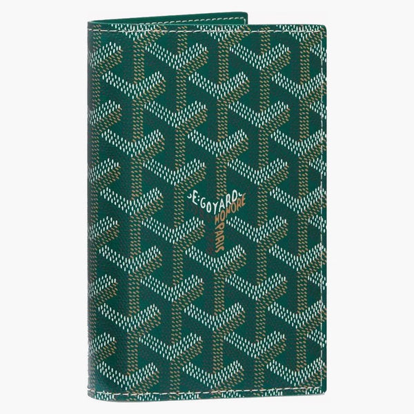Goyard Grenelle Passport Cover Green