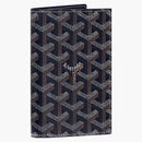 Goyard Grenelle Passport Cover Navy Blue