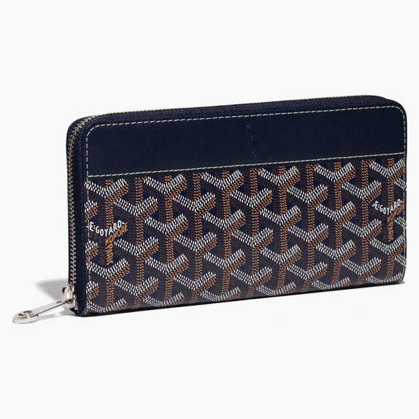 Goyard Matignon Wallet Gm Navy Blue