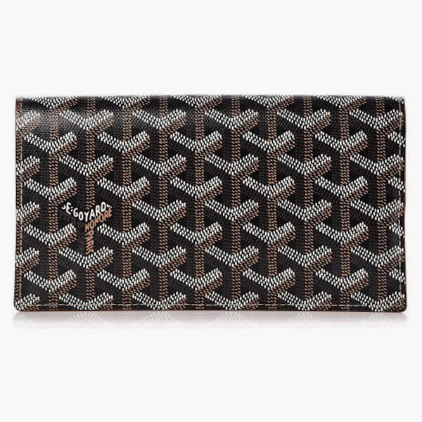 Goyard Richelieu Wallet Goyardine Black/brown