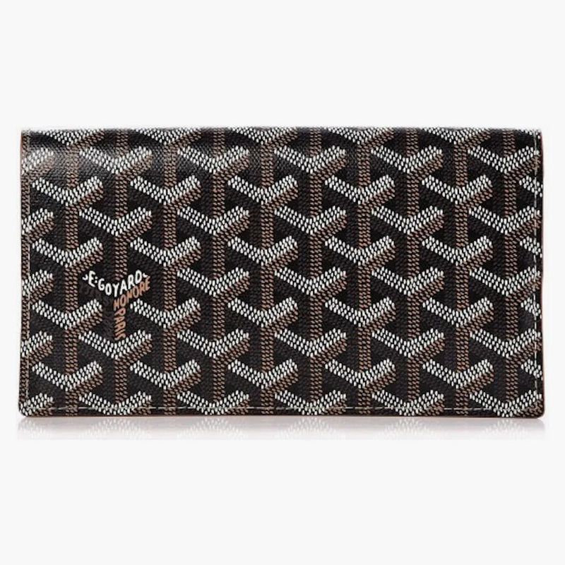 Goyard Richelieu Wallet Goyardine Black/brown