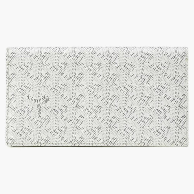 Goyard Richelieu Wallet Goyardine White