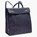 Goyard Saint Léger Backpack Navy Blue