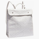 Goyard Saint Léger ryggsäck vit