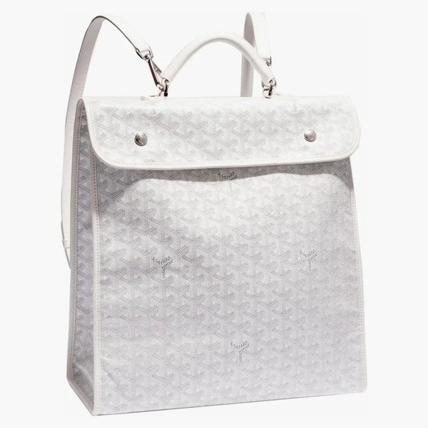 Goyard Saint Léger batoh bílý