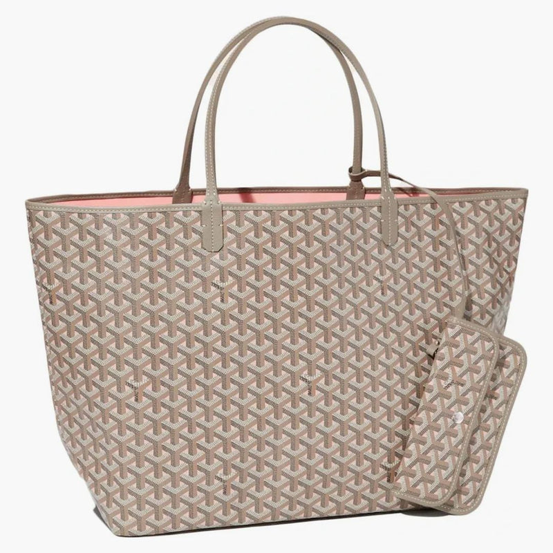 Goyard Saint Louis Claire-Voie GM Bag in polvere rosa