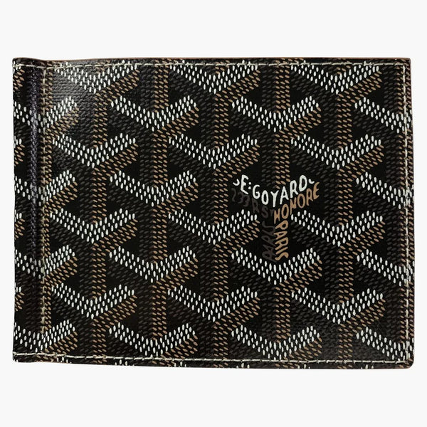 Goyard Saint Thomas Money Clip Wallet Goyardine Black