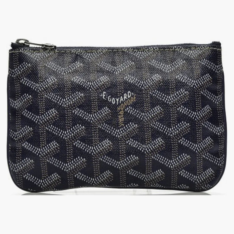 Goyard Senát Pouch Goyardine Mini Navy