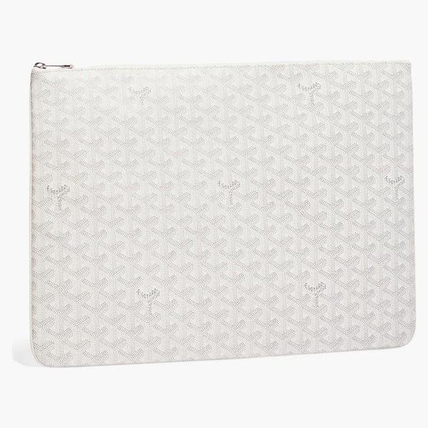 Goyard Senat Pouch Gm White