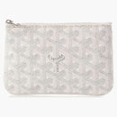 Goyard Senate Pouch Goyardine Mini White