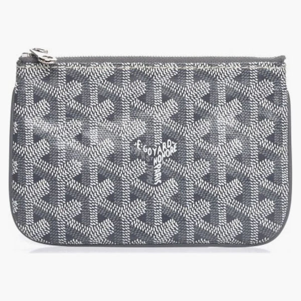 Goyard Senat Pouch Goyardine Mini Grey
