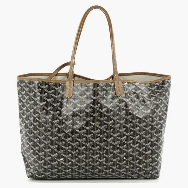 Goyard Saint Louis Tote Goyardine Pm Brown