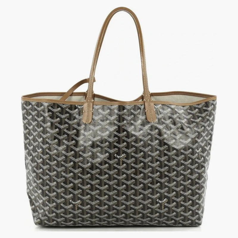 Goyard Saint Louis Tote Goyardine Pm Brown