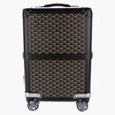 Goyard Aba Bourget Suitcase Goyardine Black