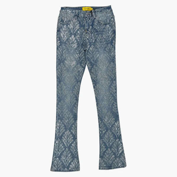 Guapi Embellished Denim V2 Jean Steel Blue