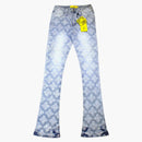 Guapi Embellished Denim V4 Jeans Aqua Blue