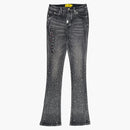 Guapi Iron Grey Embellished Denim Jean Iron Grey