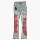 Guapi Vintage Distressed Rose Denim Blue