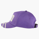 Gucci 100 Baseball Velcro Strap Cap Purple/White