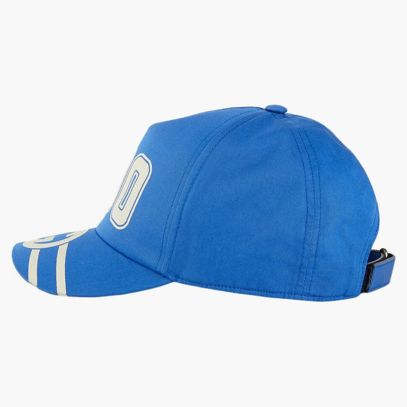 Gucci 100 baseball kardborrband rand cap Royal Blue/White