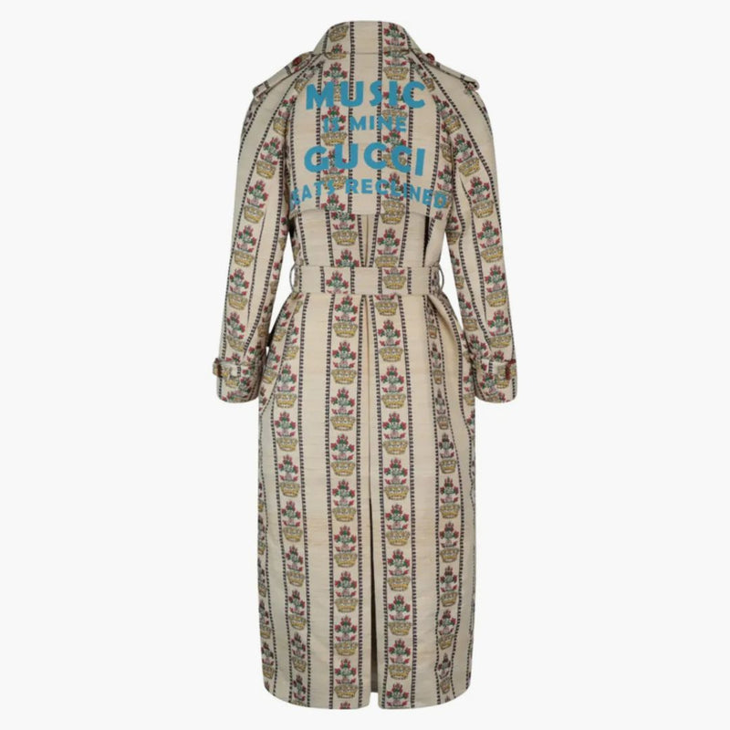 Gucci 100 Flower And Crown Coat Multi