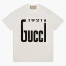T-shirt di cristallo Gucci 1921 Bianco