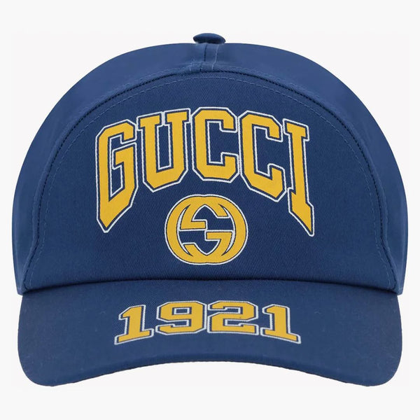 Gucci 1921 Logo Baseball har blått