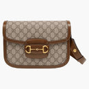 Gucci 1955 Horsebit Shoulder Bag Small Beige/Brown