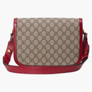 Gucci 1955 Horsebit Shoulder Bag Small Beige/Red