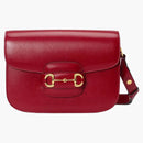 Gucci 1955 Horsebit Shoulder Bag Small Red