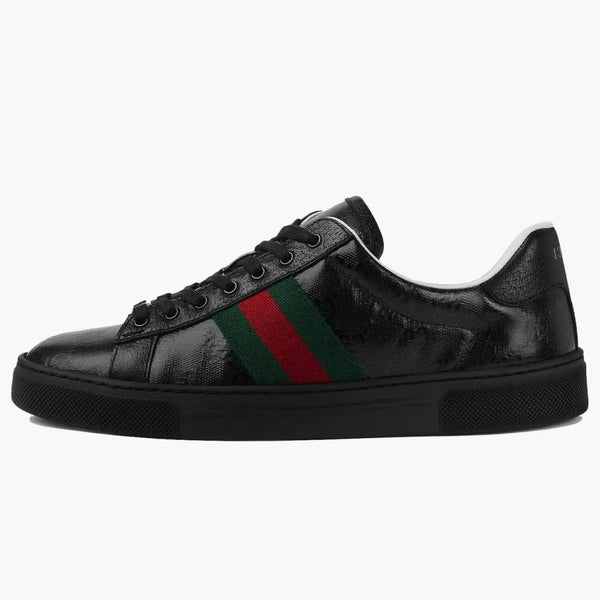 Gucci Ace GG Crystal Canvas Black (Women's)