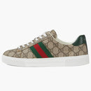 Gucci Ace Gg Crystal Canvas Web Beige (women's)