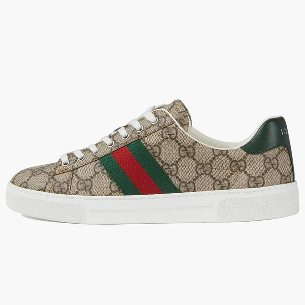 Gucci Ace GG Crystal Canvas Beige (kobiety)