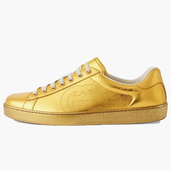 Kovové zlato Gucci Ace