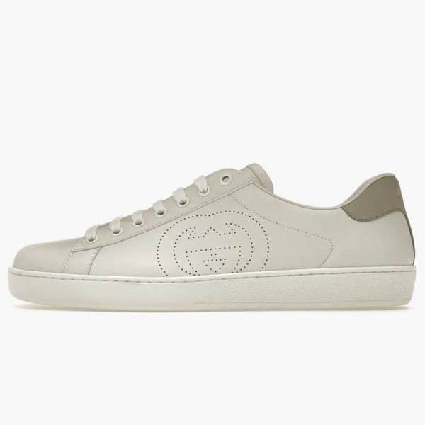 Gucci Ace Perforated Interlocking G White