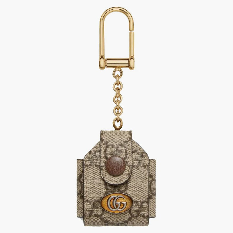 Gucci Airpods Case Ophidia Gg Beige/ebony