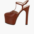 Gucci Angel Platform Pumps Brown (Women's)