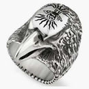 Gucci Anger Forest Eagle Ring Silver