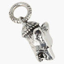 Gucci Anger Forest Wolf Head Charm Silver