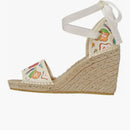 Gucci Animal Print Espadrille White Multi (women's)