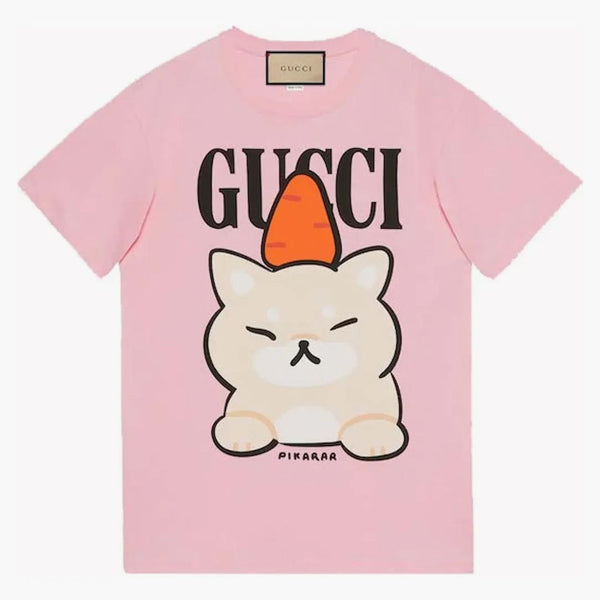 Gucci djurtryck t-shirt rosa