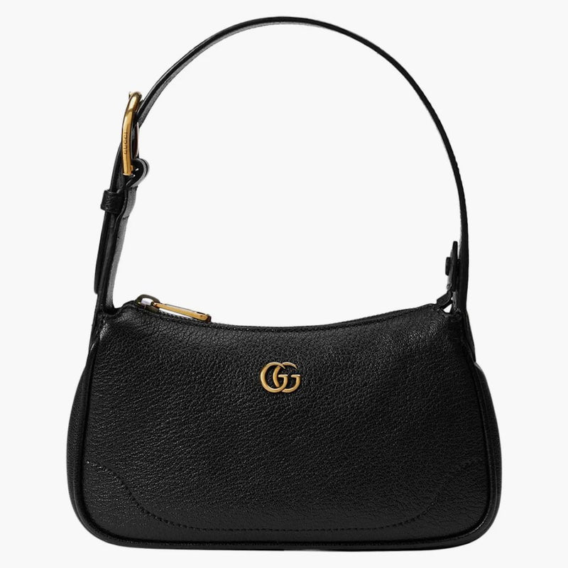 Gucci Aphrodite Shoulder Bag with Double G Black