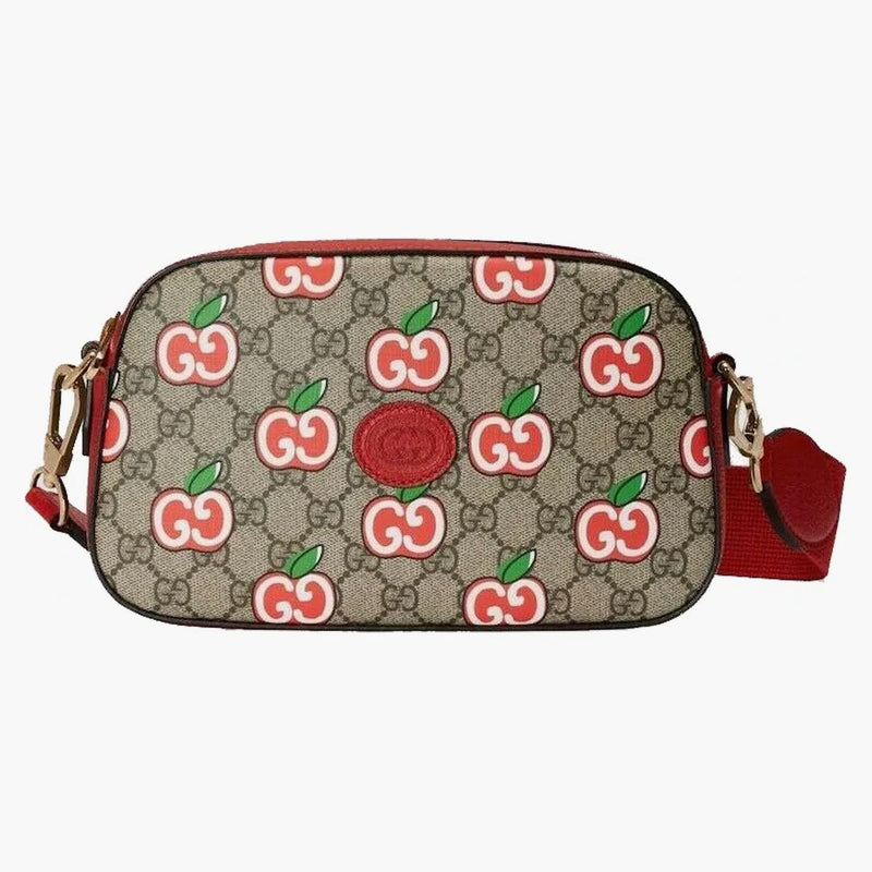 Gucci Apple Messenger Bag Beige/Brown