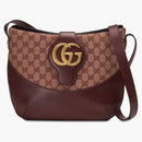 Gucci Arli Gg Shoulder Bag Medium Burgundy