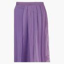 Gucci Asymmetrical Mesh Midi Skirt Light Purple