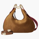 Gucci Attache Shoulder Bag Large Burgundy/multi