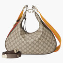 Gucci Attache Shoulder Bag Large GG Supreme Beige/Ebony/Multi
