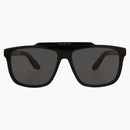 Gucci Aviator Frame Acetate Sunglasses Black/Gray (GG1039S-30011707-001-00011)